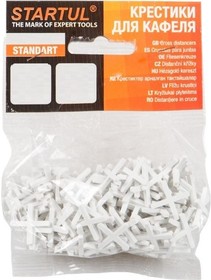 Крестики для укладки плитки 4 мм, 100 штук Standart ST4302-40