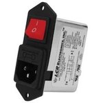 084M.00301.00-RSI, AC Power Entry Modules 3A Medical Filter Red Illum Switch
