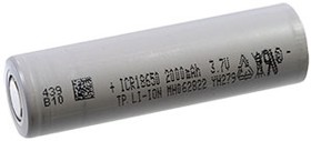 TP ICR 18650 3.7 В, Аккумулятор Li-ion, ёмкость 2000 мАч(10С) (97195A)