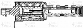 Фото 1/6 SVC0902, Клапан электромагнитный RENAULT Duster изменения фаз ГРМ STARTVOLT