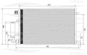 KC0257, Радиатор кондиционера