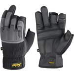 95860448009, Power Open Black Polyamide General Purpose Work Gloves, Size 9, Large