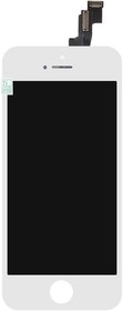 Фото 1/2 Дисплей для Apple iPhone 5S в сборе с тачскрином TF, белый (AAA)
