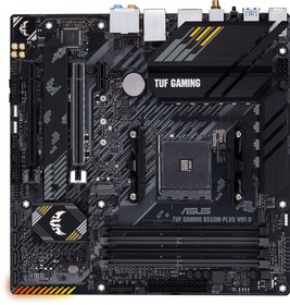 Фото 1/10 Материнская плата Asus TUF GAMING B550M-PLUS WIFI II Soc-AM4 AMD B550 4xDDR4 mATX AC`97 8ch(7.1) 2.5Gg RAID+HDMI+DP