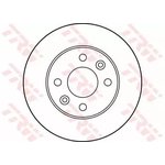 DF1013, Диск тормозной передн RENAULT: 11 83-88, 11 фургон 83-88, 19 I 88-92 ...