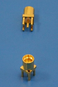 MMCX-J, Разъем MMCX гнездо на плату, Amphenol, MMCX6251N1-3GT30G-50