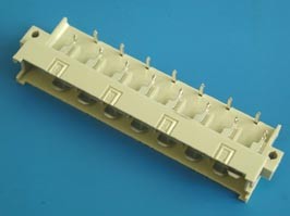 612H-15M, Разъем DIN 41612 H-15, 15 контактов, вилка, прямой угол, 2 ряда