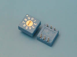 SWD10, ДИП свич 10 позиций,тип'rotary'