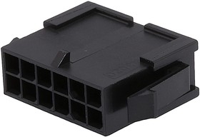 SCT3001FH-2x6P, Корпус разъема Micro-Fit 3.0 розетка на кабель 12pin