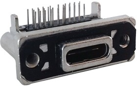 Фото 1/2 MUSBRM1C1M0, USB Connectors RUGGED TYPE C RIGHT ANGLE