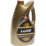 19190, Масло моторное Лукойл люкс / LUKOIL LUXE 5W-40 SL/CF п/синтетическое 4л / 5W40