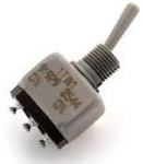 1TW1-2, MICRO SWITCH™ Miniature Toggle Switches: TW Series, Single Pole Single Throw (SPST) 2 Position (Off - On), Solder ...