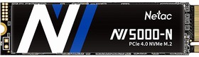 Фото 1/10 Накопитель SSD Netac PCIe 4.0 x4 500GB NT01NV5000N-500-E4X NV5000-N M.2 2280