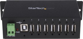 Фото 1/8 ST7200USBM, 7 Port USB 2.0 USB A Hub, Terminal Connector Powered, 133 x 61.5 x 36.3mm