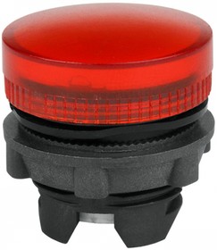 Фото 1/3 КЭАЗ Головка сигнальной лампы OptiSignal D22 A5-L-4 красная пластик ZB5AV043