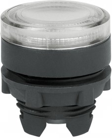 Фото 1/3 КЭАЗ Головка кнопки OptiSignal D22 A5-PL-1 с подсветкой белая пластик ZB5AW313