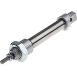 Pneumatic Piston Rod Cylinder - 10mm Bore, 25mm Stroke, ISO 6432 Series ...
