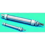 Pneumatic Piston Rod Cylinder - 16mm Bore, 50mm Stroke, ISO 6432 Series ...