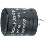 B43501A9107M000, Electrolytic Capacitor, Snap-In 100uF 20% 400V