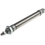 Pneumatic Piston Rod Cylinder - 16mm Bore, 80mm Stroke, ISO 6432 Series ...