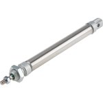 Pneumatic Piston Rod Cylinder - 16mm Bore, 100mm Stroke, ISO 6432 Series ...