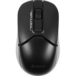 Мышь A4TECH Fstyler FB12, оптическая, беспроводная, USB, черный [fb12 black]
