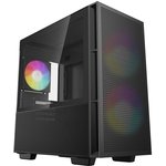 Deepcool CH360 black (mATX, without PSU, ARGB, USB3.2 Type-A + USB3.2 Type-C) ...