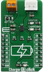 MIKROE-3748, CHARGER 13 CLICK BOARD