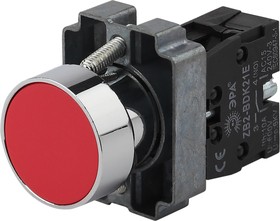 Кнопка управления ЭРА BBT60-BA-K04E LAY5-BA41 без подсветки красная 1з Б0045666