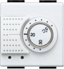Фото 1/2 BT LL Белый Термостат электронный комнатный 2А 250В, с датчиком теплого пола, 2 мод