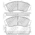 Колодки тормозные передние NIBK PN0458