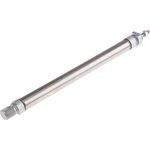 Pneumatic Piston Rod Cylinder - 16mm Bore, 160mm Stroke, ISO 6432 Series ...