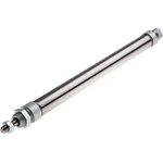 Pneumatic Roundline Cylinder - 25mm Bore, 250mm Stroke, ISO 6432 Series ...