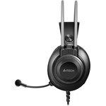 Наушники с микрофоном A4Tech Fstyler FH200i серый 1.8м накладные оголовье ...