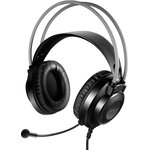 Наушники с микрофоном A4Tech Fstyler FH200i серый 1.8м накладные оголовье ...