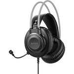 Наушники с микрофоном A4Tech Fstyler FH200i серый 1.8м накладные оголовье ...
