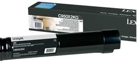 Фото 1/4 C950X2KG, Картридж сверхвысокой емкости с черным тонером 32000 стр. для C950de, X950de, X952de (C950 32K Black