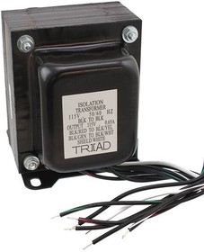 N-73A, Power Transformers POWER XFMR 115/230V@0.650A 115V ENCLOSED CHASSIS MOUNT w/LEADS