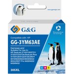 Картридж струйный G&G GG-3YM63AE 305XL многоцветный (5мл) для HP DeskJet ...