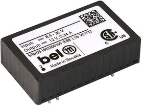 Фото 1/2 20IMX4-1212-8G, Isolated DC/DC Converters - Through Hole +/-12V 170mA 4.1W 8.4-36 VDC