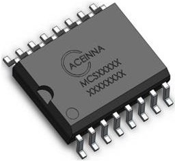 MCA1101-50-5, Board Mount Current Sensors 50A, 5V, Fix gain, 1.5MHz BW, Galvanic Isolation. UL/IEC/EN60950-1 certified. SOIC-16