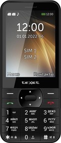 Фото 1/4 Мобильный телефон teXet TM-423 цвет черный