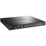 Коммутатор D-Link DXS-3400-24TC/A1ASI Управляемый стекируемый коммутатор уровня 2+ с 20 портами 10GBase-T и 4 комбо-портами 10GBase-T/SFP+