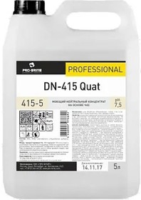 DN-415 quat, моющий концентрат на основе ЧАС, 5л. 415-5