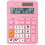 Калькулятор Deli EM210F Pink
