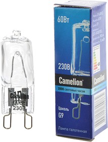 Camelion G9 230V 60W прозрачная, Лампа