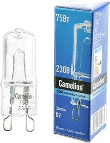 Camelion G9 230V 75W прозрачная, Лампа