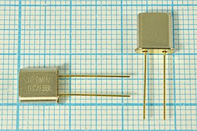 Резонатор кварцевый 10МГц в миниатюрном корпусе UM1, нагрузка 30пФ; 10000 \UM1\30\ 15\ 15/-20~70C\\1Г (TFC/FBBI10.0M)