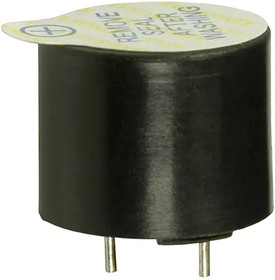 CEM-14R06CT, Piezo Buzzers & Audio Indicators buzzer, 12 mm round, 10 mm deep, M, 2.8 kHz, 1.5 V, through hole, no driving circuit