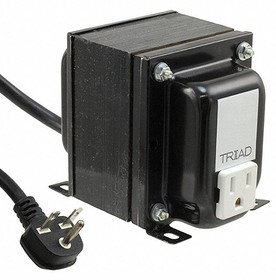 N-5MG, Autotransformers POWER AUTO-XFMR 115V@2.7A 230V CHASSIS MOUNT w/AC GROUND CORD & SOCKET